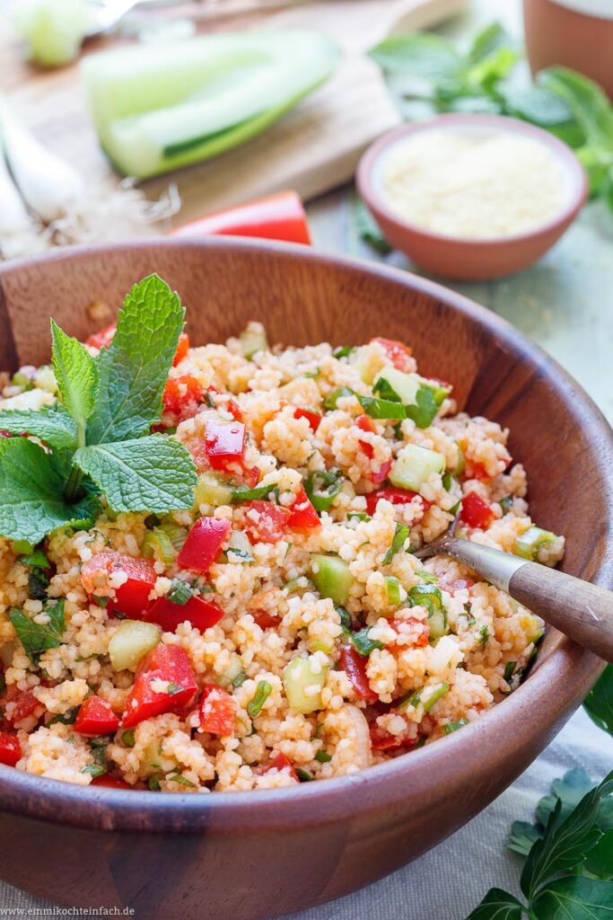 Couscous Salat Rezept – schnell und einfach