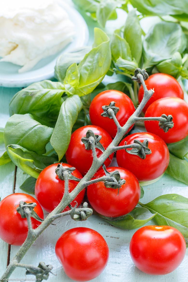Tomaten und Mozzarella - Was koche ich heute? - www.emmikochteinfach.de