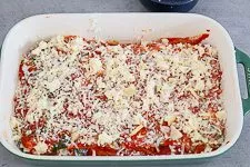 Spinatlasagne zubereiten