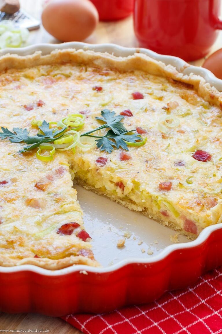 Quiche Lorraine – das klassische Rezept - emmikochteinfach