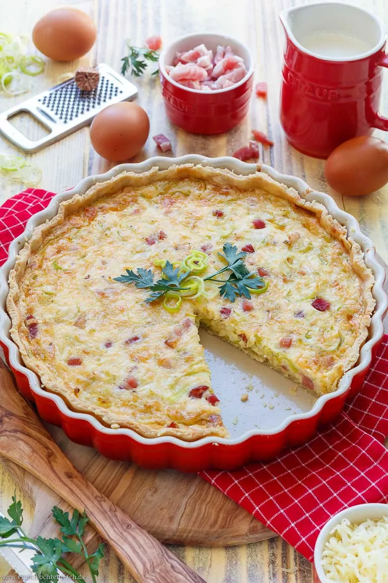 Quiche Lorraine - das klassische Rezept - www.emmikochteinfach.de