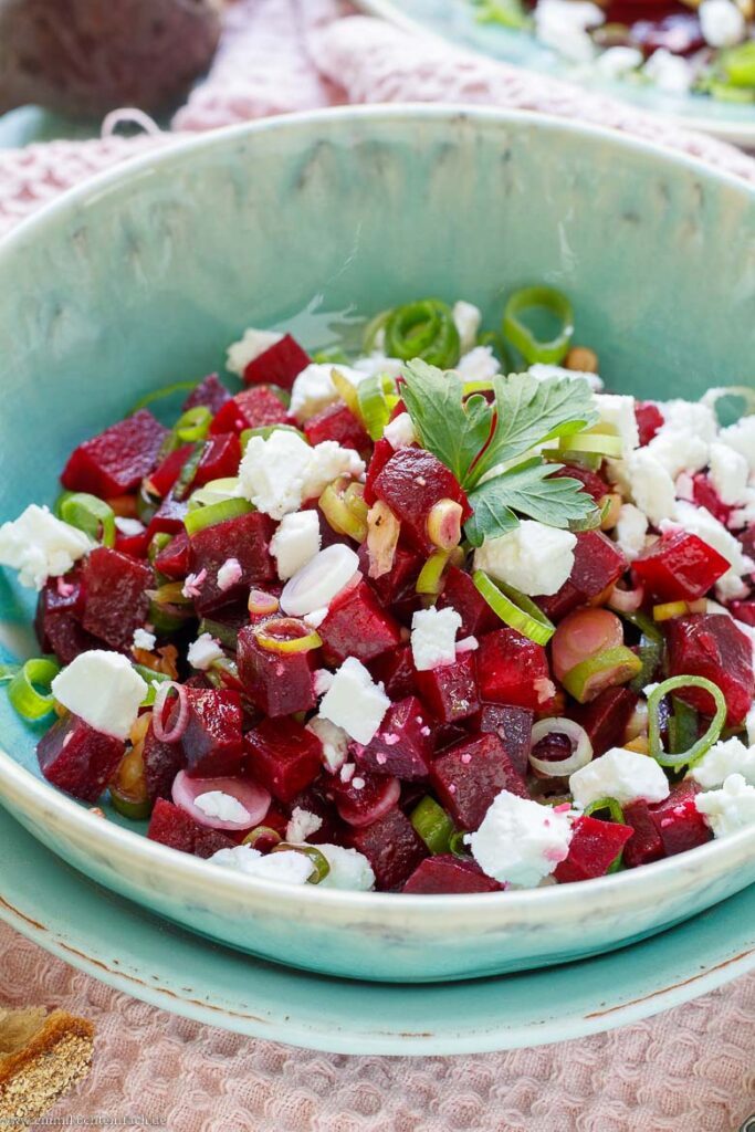 Rote Beete Salat - schnelle Rote Bete - emmikochteinfach