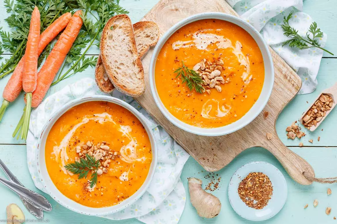 Schnelle Möhrensuppe - www.emmikochteinfach.de