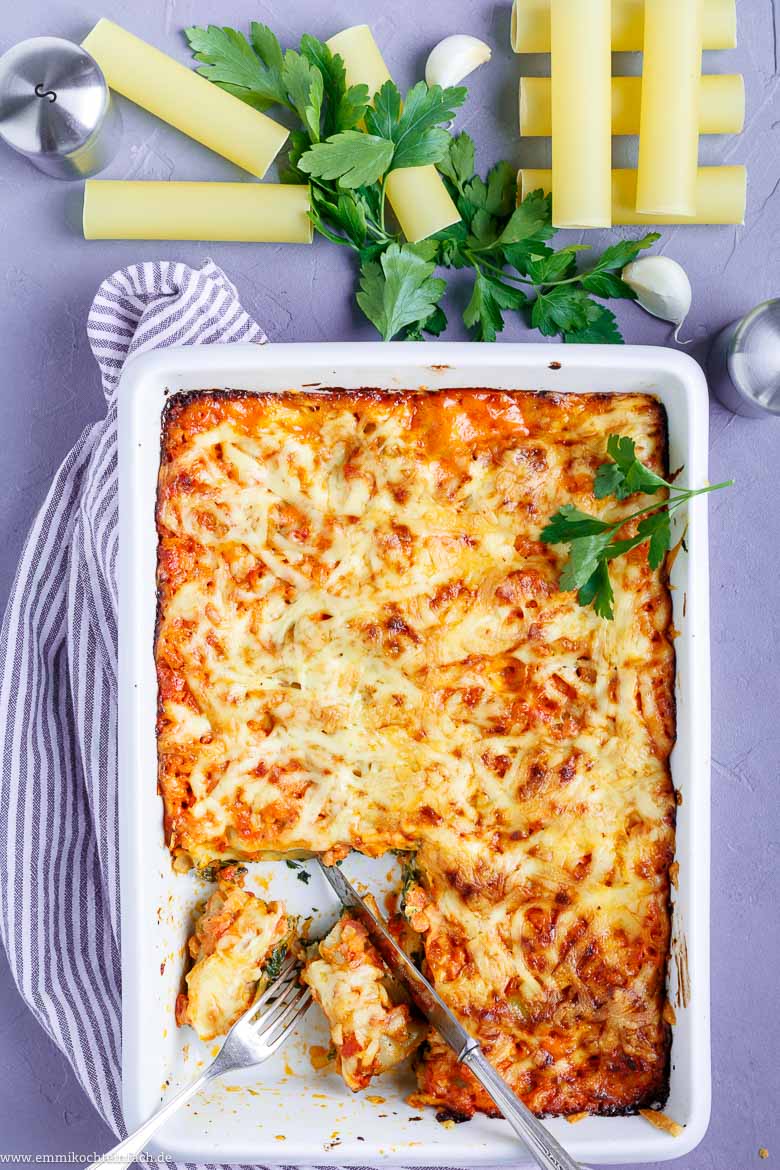 Cannelloni mit Spinat - www.emmikochteinfach.de