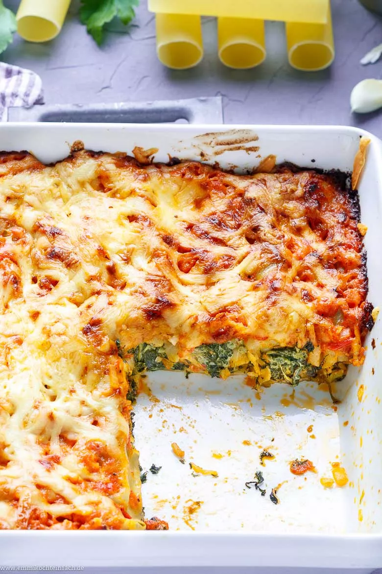 Cannelloni mit Spinat - www.emmikochteinfach.de