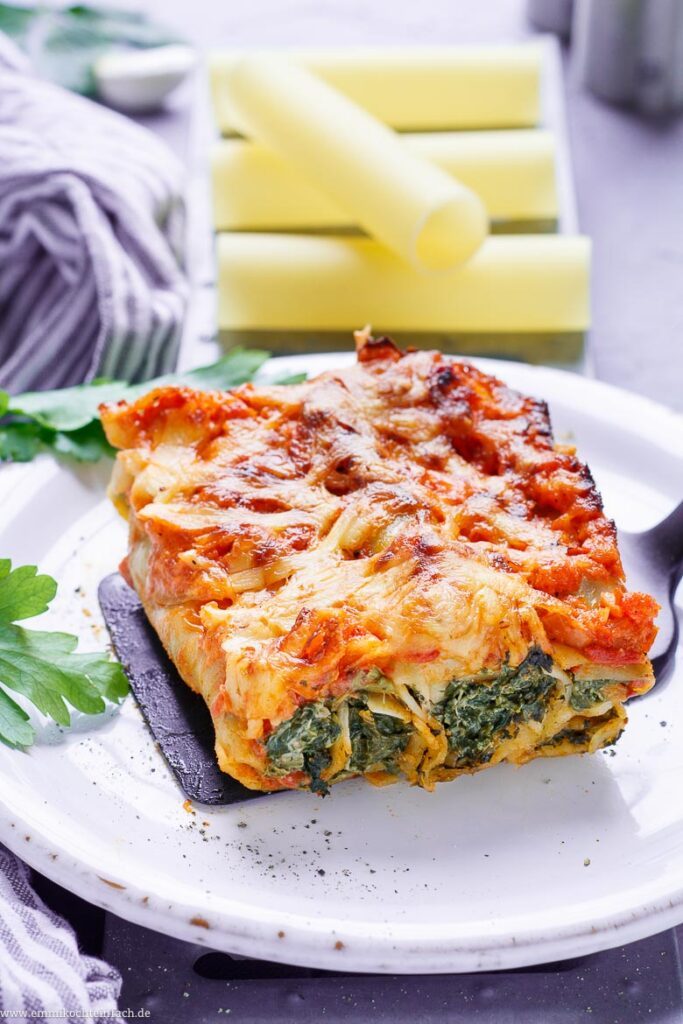 Cannelloni mit Spinat - emmikochteinfach Cannelloni mit Spinat - emmikochteinfach