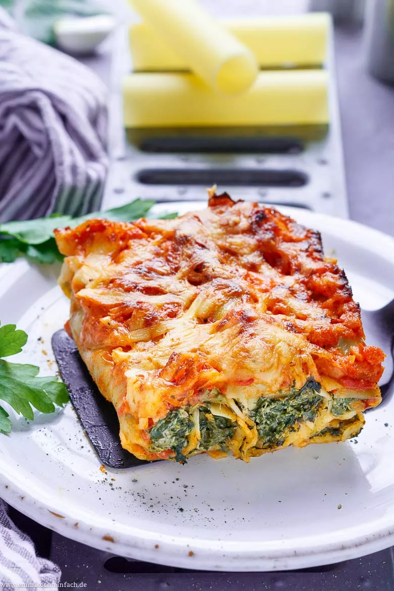 Cannelloni mit Spinat - www.emmikochteinfach.de