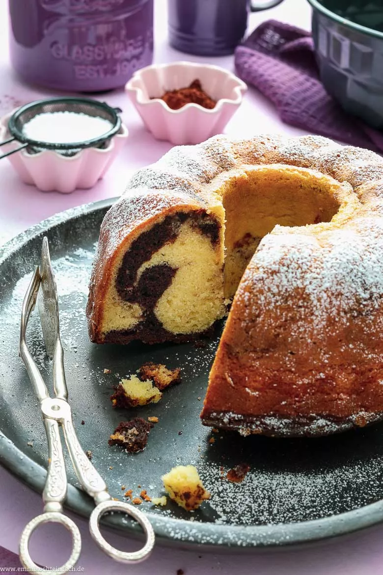 Marmorkuchen Rezept von Oma - www.emmikochteinfach.de