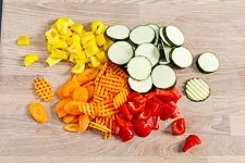 Buntes Gemüse für die Pfanne