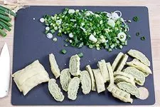 Schnelle Maultaschen Pfanne mit Ei