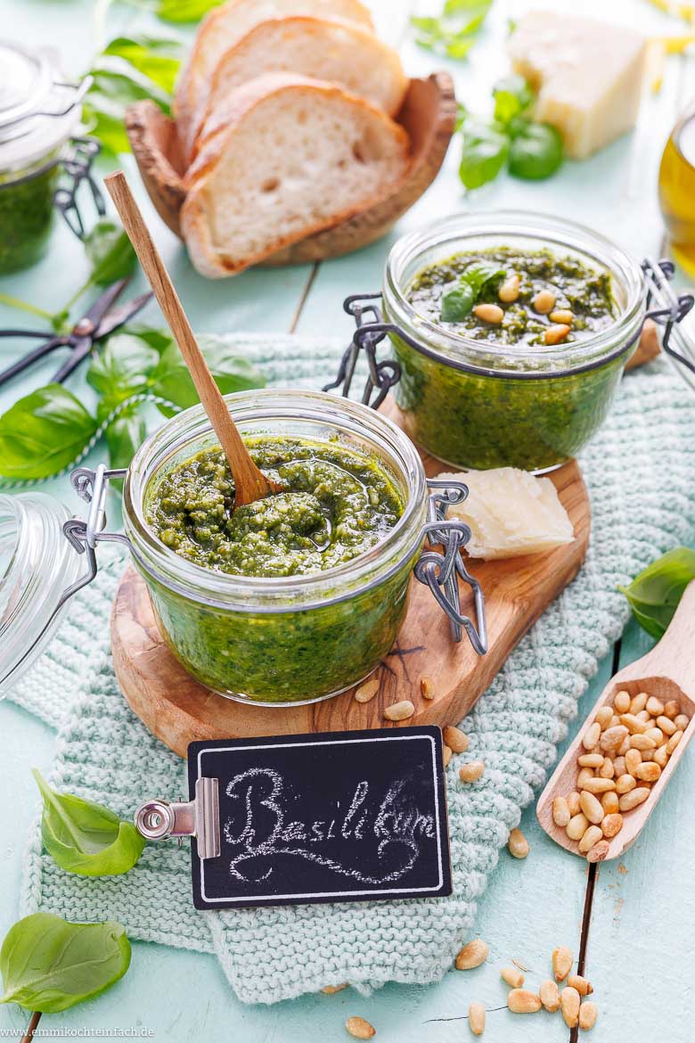 Basilikum Pesto selber machen