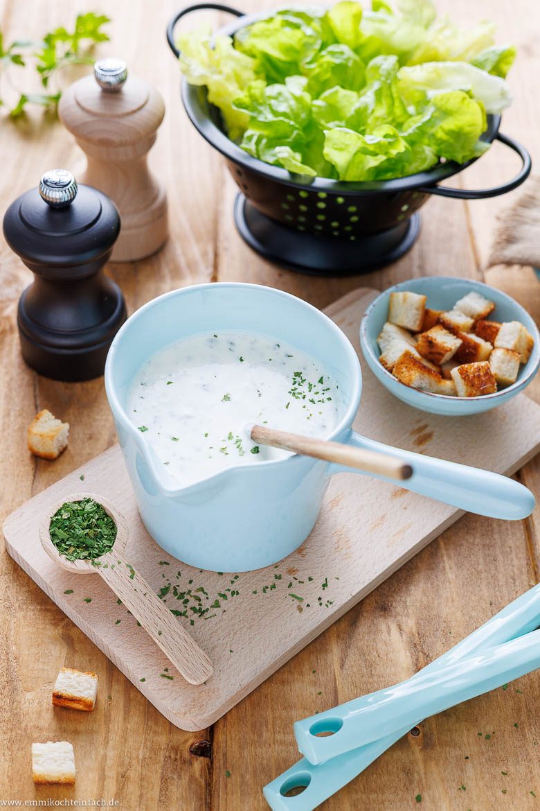 Joghurt Dressing Schnell Einfach Emmikochteinfach