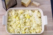 Blumenkohlauflauf mit Kartoffeln