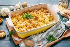Blumenkohlauflauf mit Kartoffeln