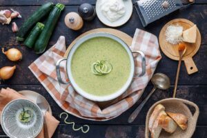Zucchini Suppe ganz cremig und einfach
