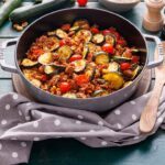 Zucchini Pfanne mit Hackfleisch