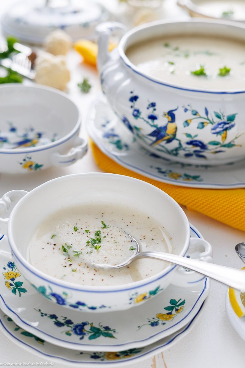 Blumenkohlsuppe - Einfach & Schnell - Emmikochteinfach