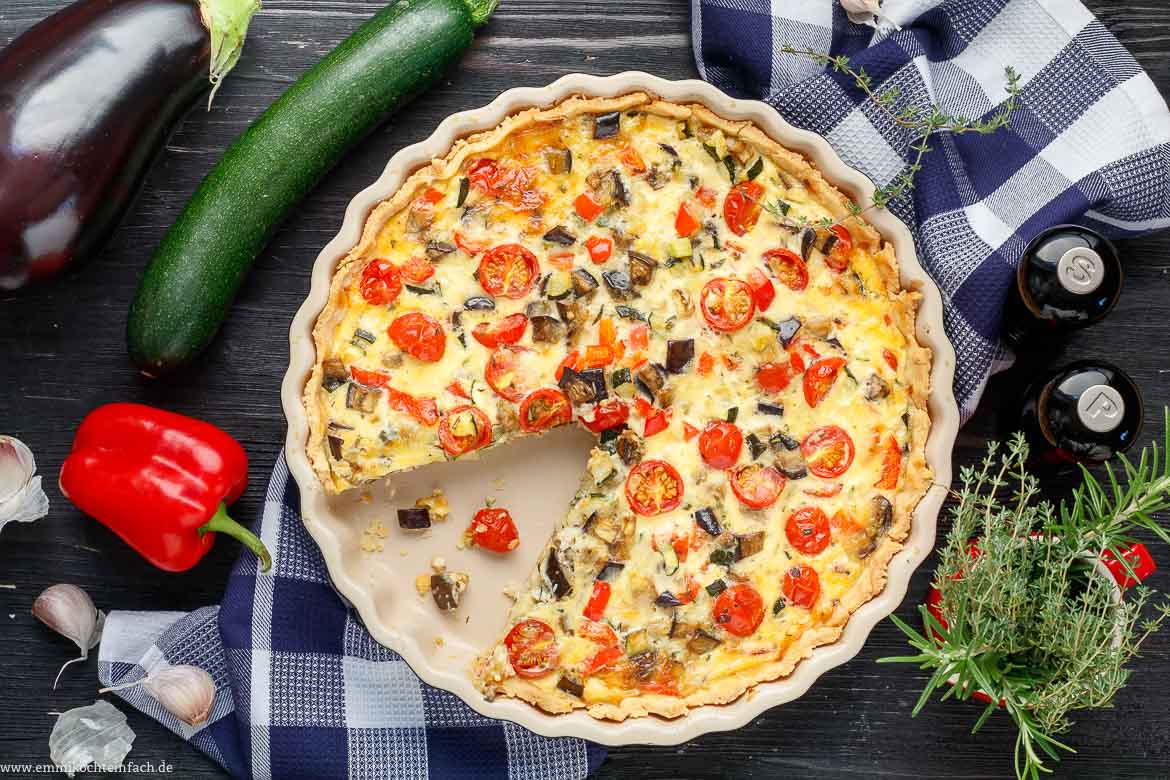 Lauch Quiche mit Schinken - emmikochteinfach