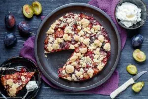 Zwetschgen Streuselkuchen