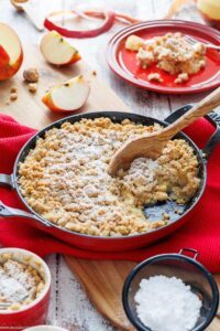 Apfel Crumble - Dessert Mit Äpfeln - Emmikochteinfach