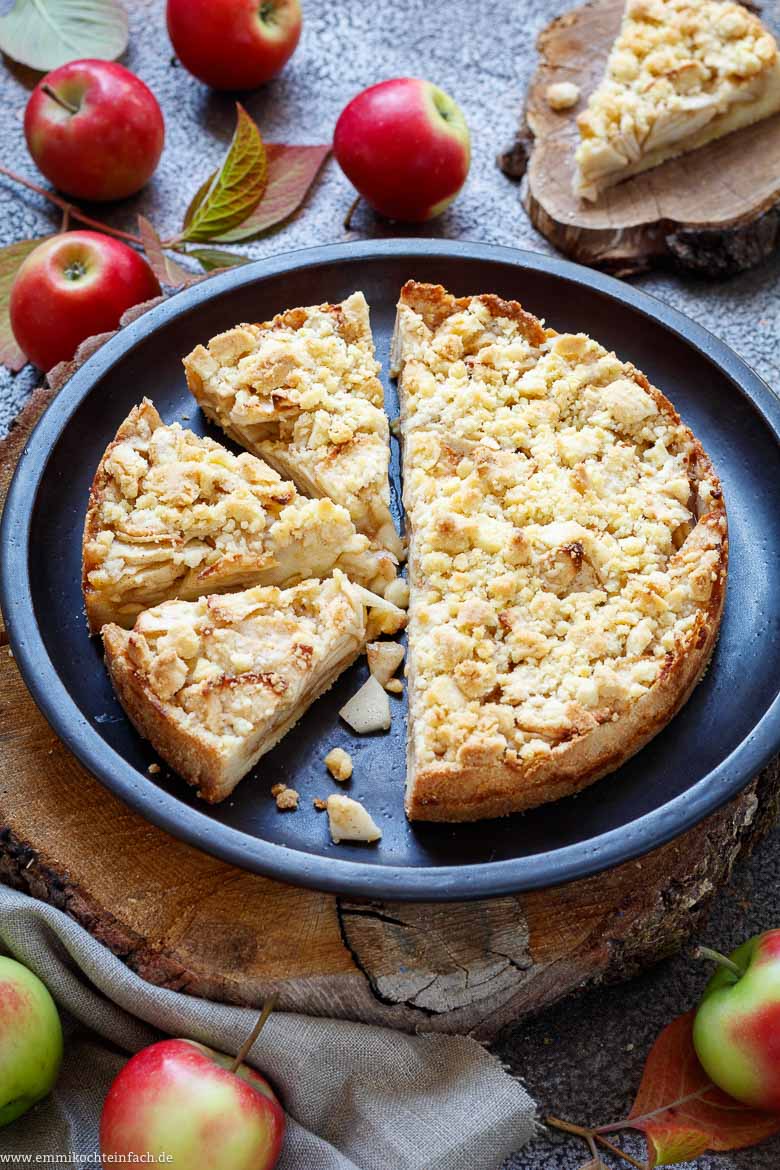 Apfelkuchen einfach und schnell gebacken