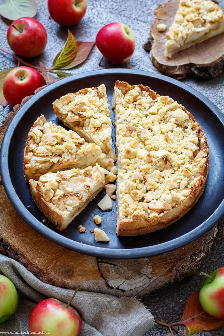 Apfelkuchen einfach und schnell gebacken