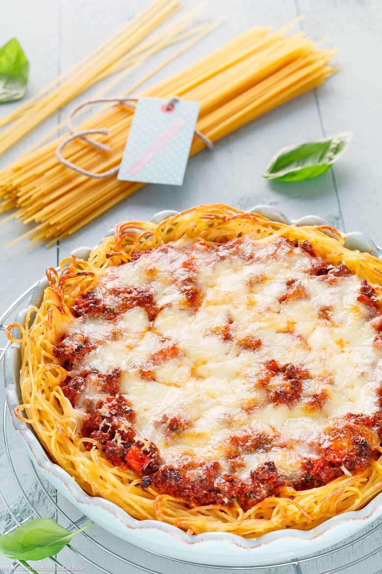 Spaghetti Bolognese Auflauf