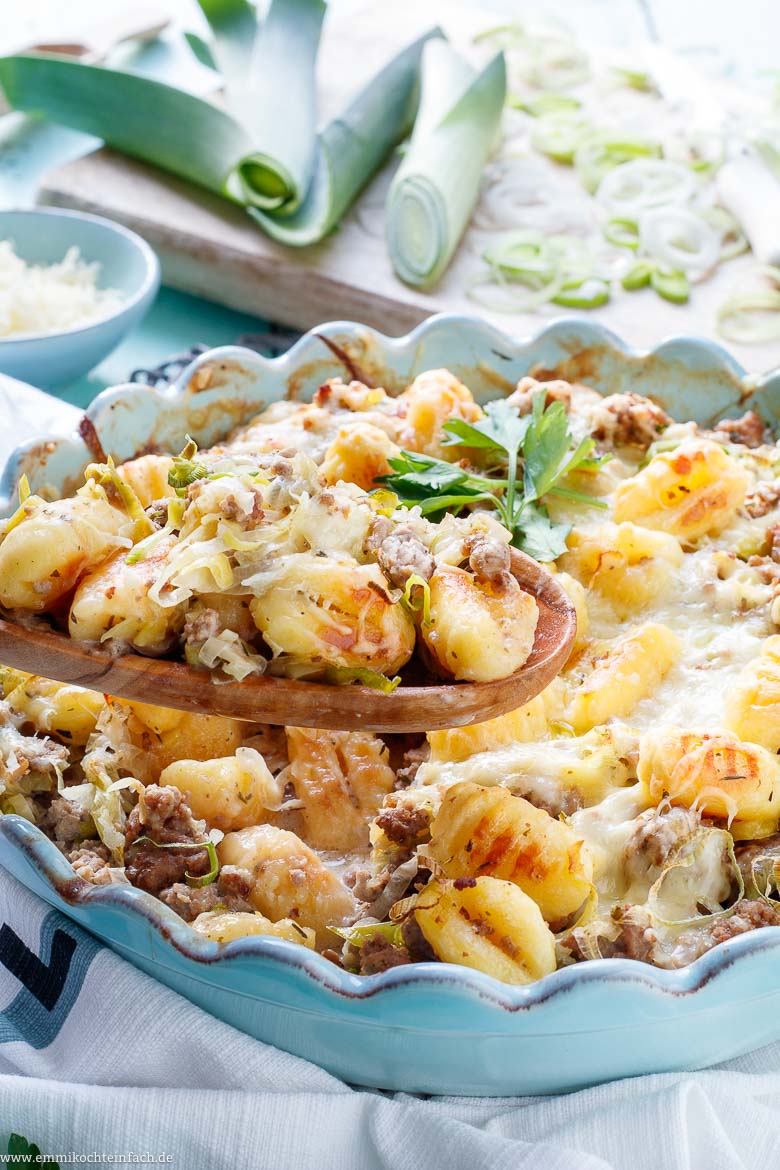 Gnocchi Hackfleisch Auflauf