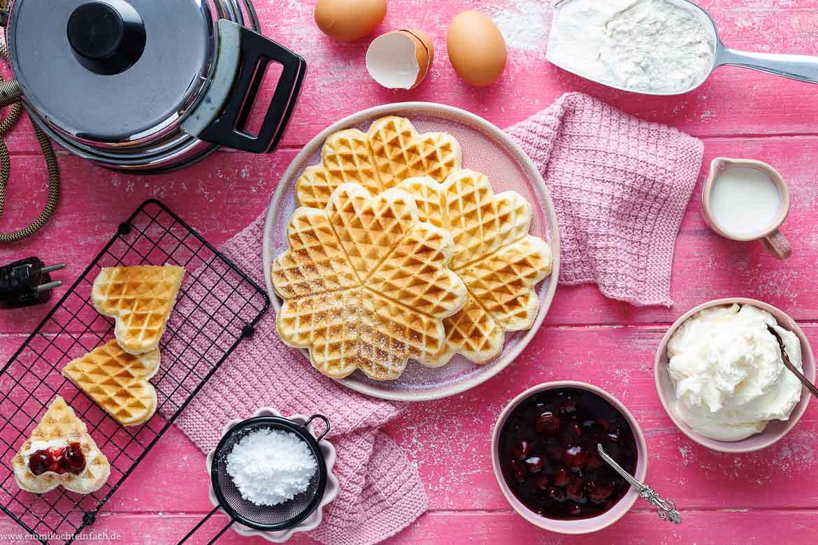 Waffelteig - Omas Waffeln Rezept