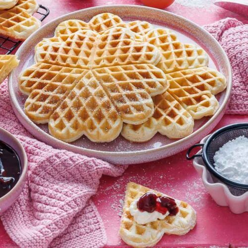 Waffelteig - Omas Waffeln Rezept - emmikochteinfach