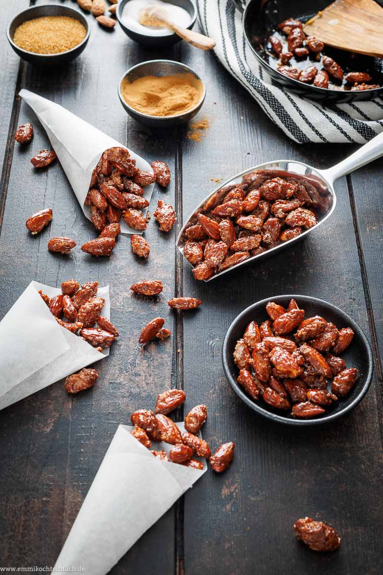 Gebrannte Mandeln duften lecker nach Zimt!