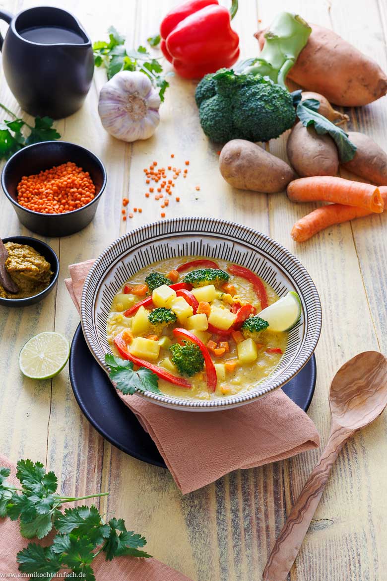 Gemüsecurry mit Kokosmilch