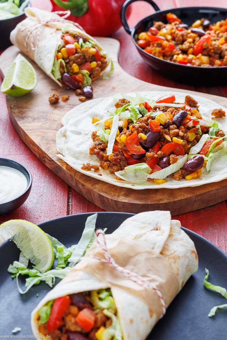 Tipps für die Burrito-Füllung