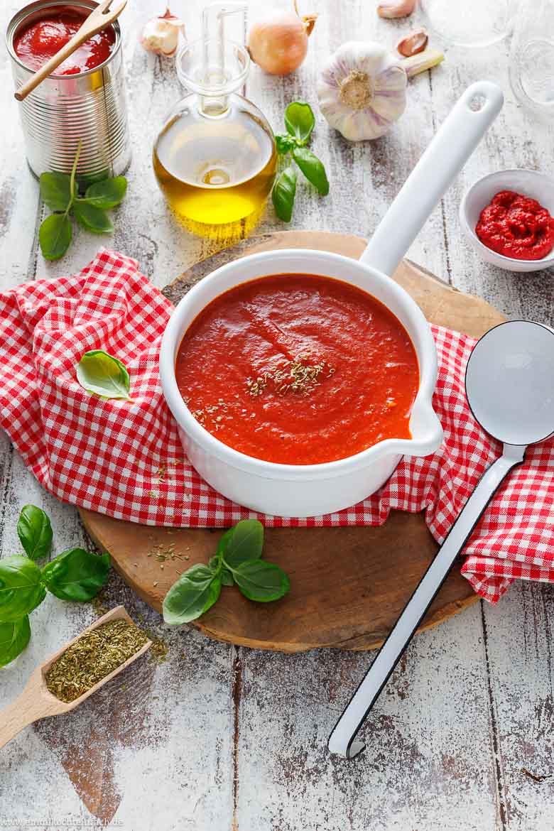 Tomatensoße einkochen