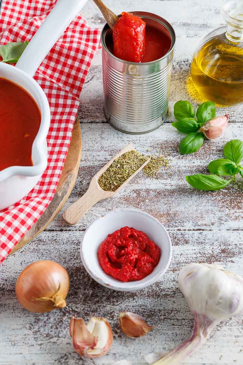 Tomaten Soße Zutaten