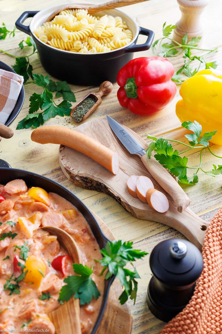 Würstchengulasch Zutaten