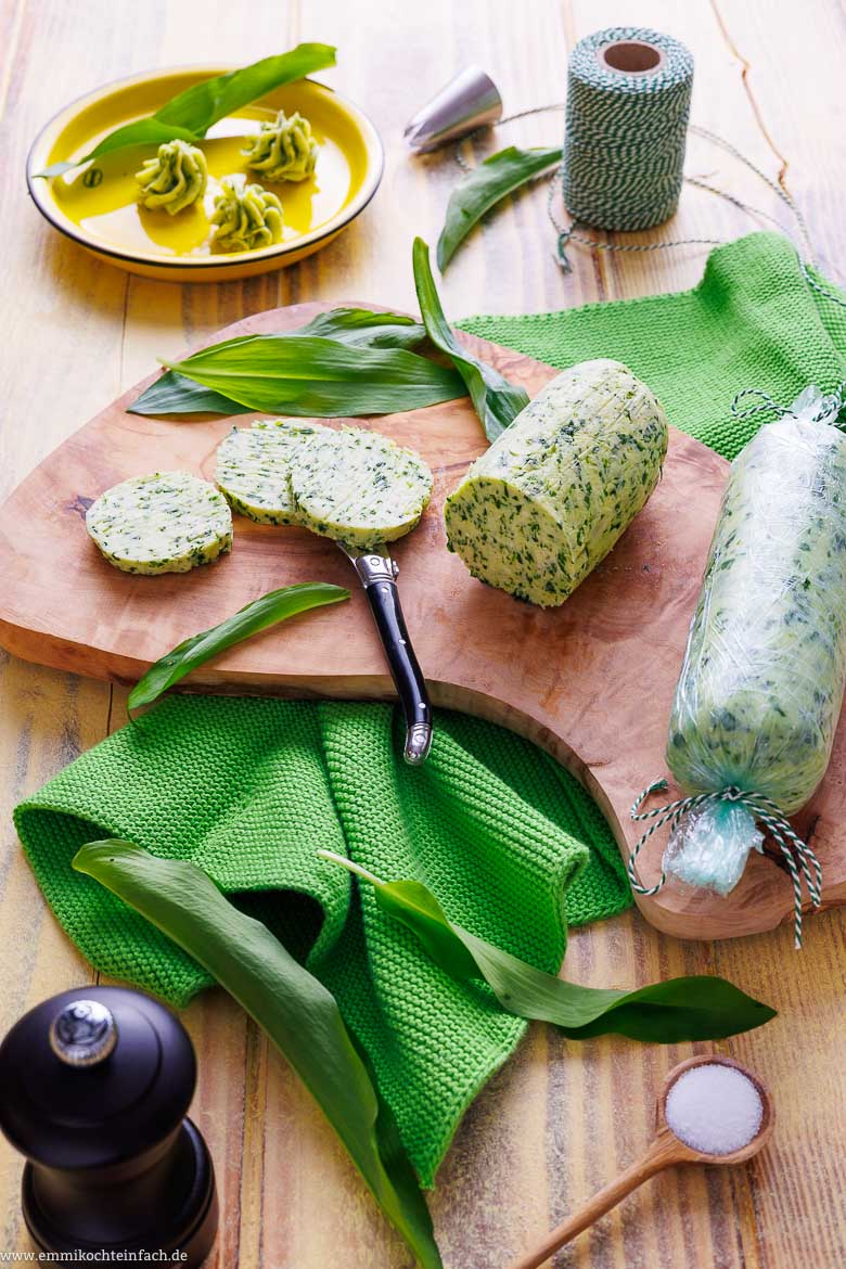 Zutaten für Bärlauchbutter