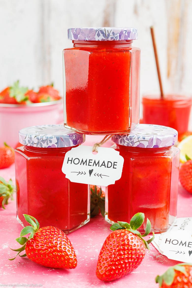 Erdbeermarmelade einfach selber machen