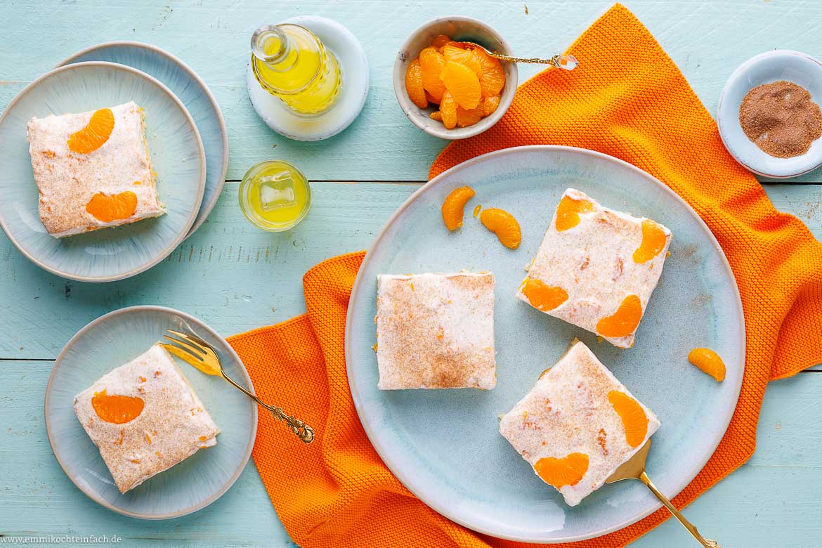 Saftiger Fantakuchen vom Blech
