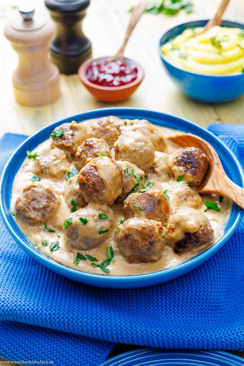 Einfaches Rezept für schwedische Köttbullar