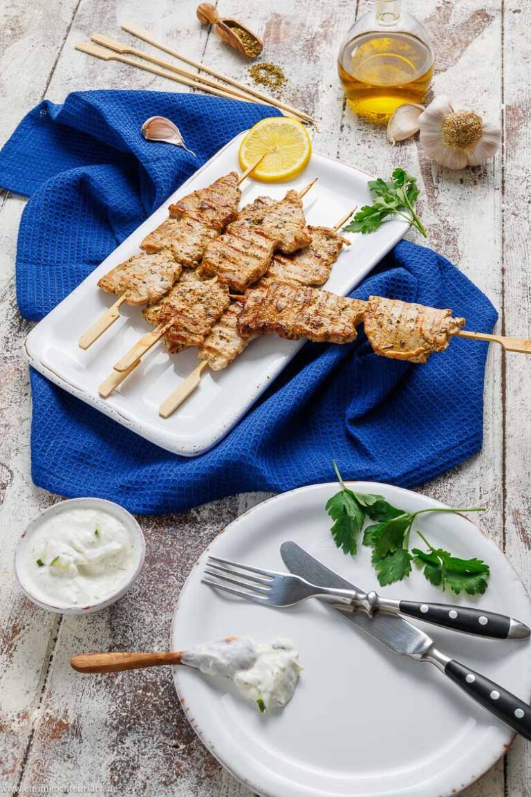 Souvlaki-Rezept – griechische Fleischspieße selber machen