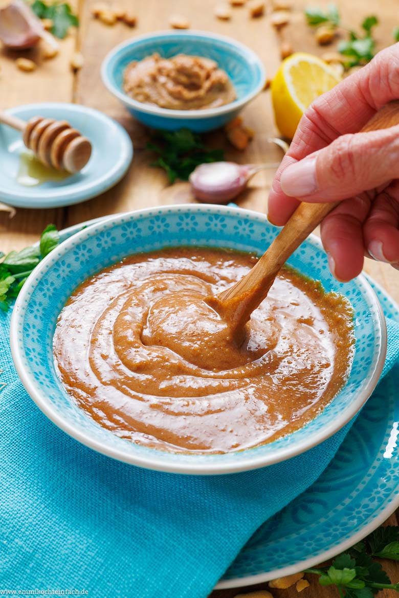 Rundum köstlich: Erdnusssauce aus 5 Zutaten