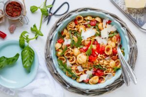 Rezept für italienischen Nudelsalat