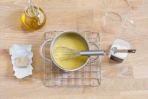 Zubereitung des Hefeteigs