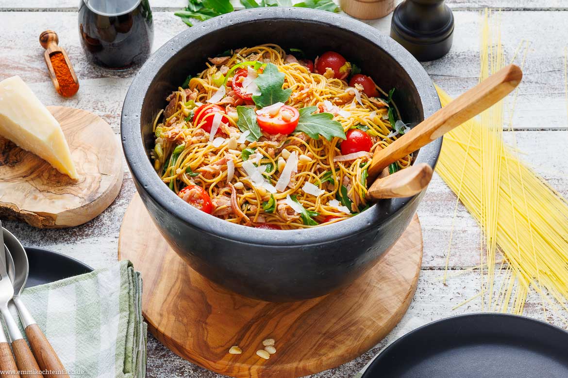 Spaghettisalat - schnell und einfach-image