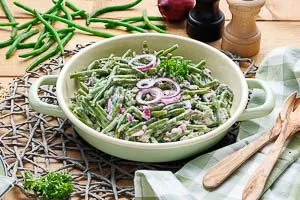 Omas Bohnensalat Rezept