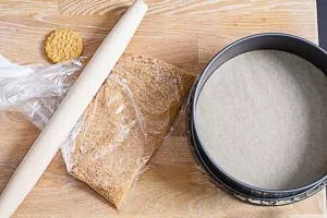 Kekse für den Philadelphia Torte Boden