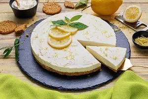 Philadelphia Torte Rezept mit Götterspeise und Zitrone