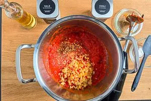 Ajvar Zuaten pürieren