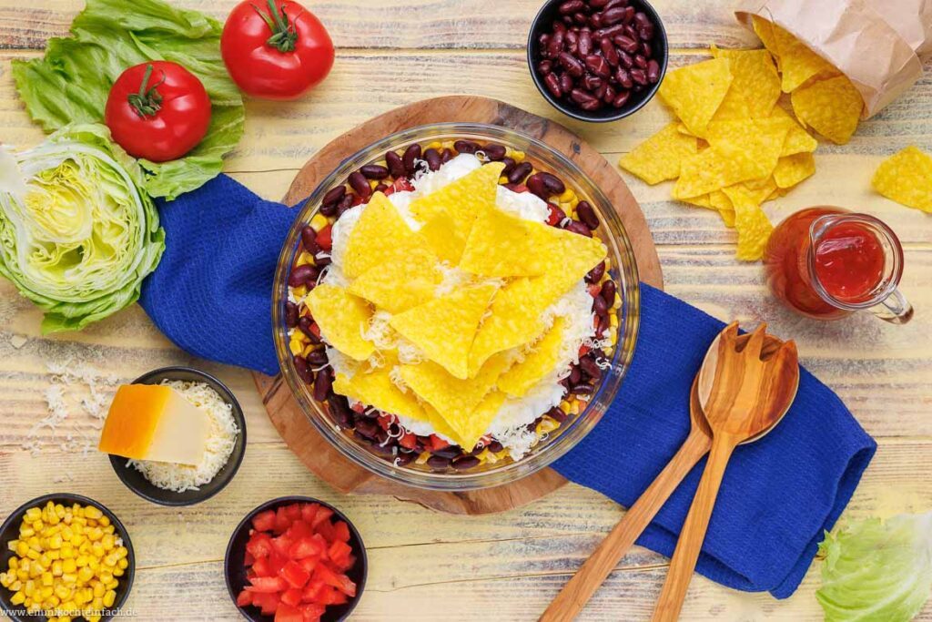 Taco-Salat mit Hackfleisch
